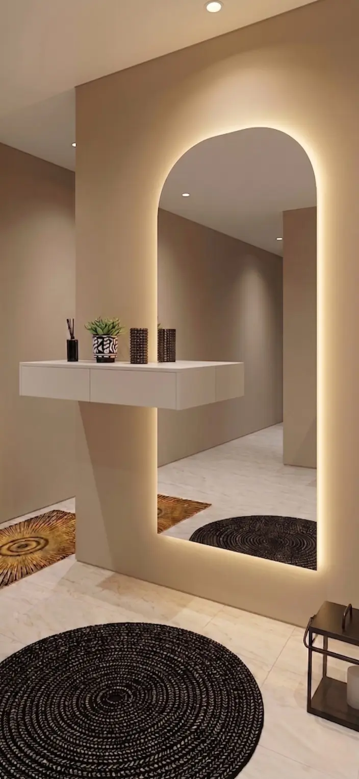 מראת אנאל עם שידה חלקה